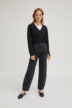 Cardigan court en Laine Mérinos