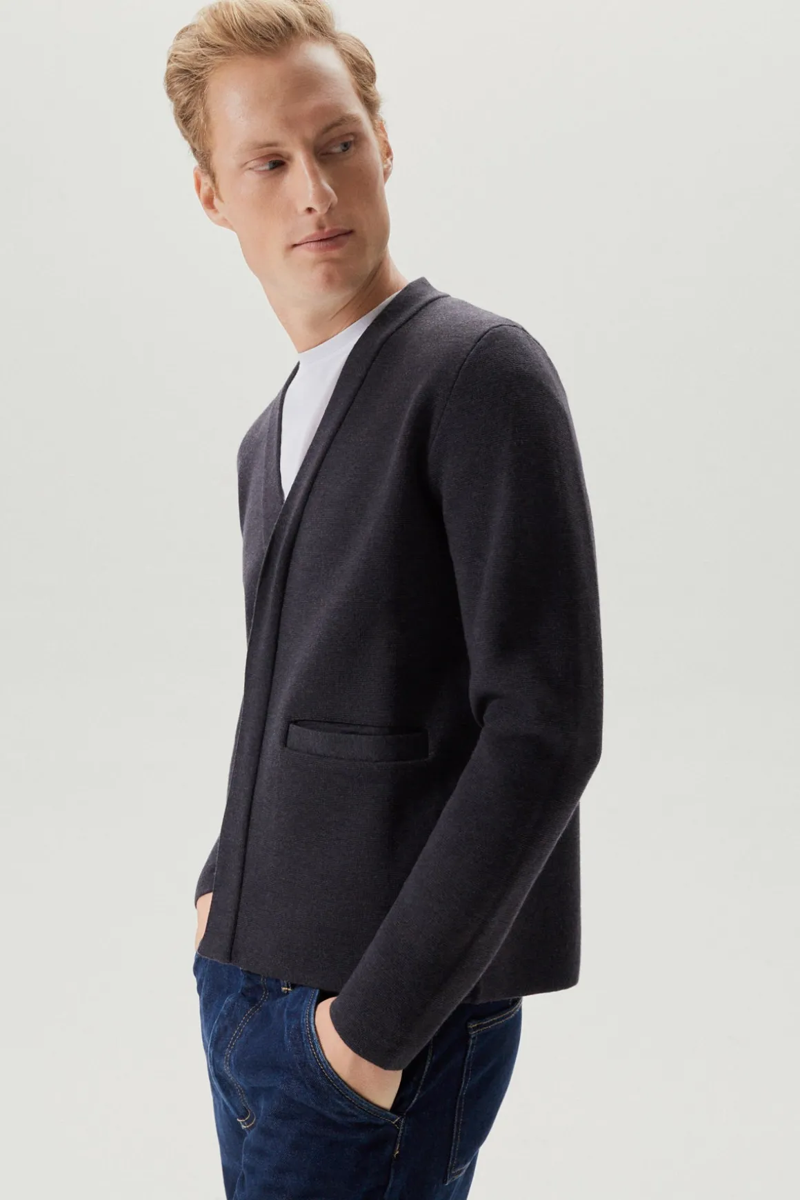 Cardigan en Laine Mérinos