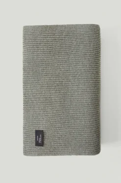 Écharpe en maille de Laine côtelée