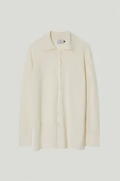 Chemise à manches longues en Lin et Coton