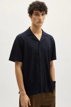 Chemise Bowling en Lin et Coton