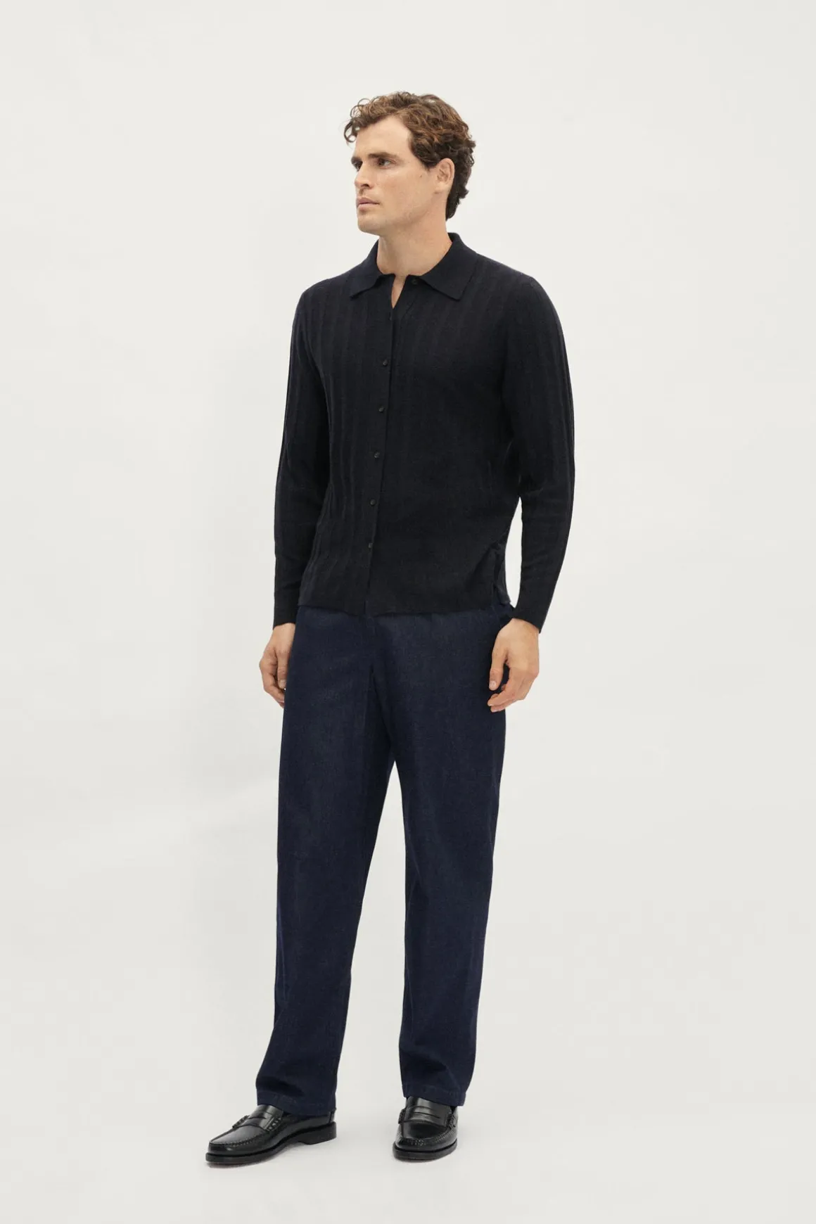 Chemise côtelée ultra douce