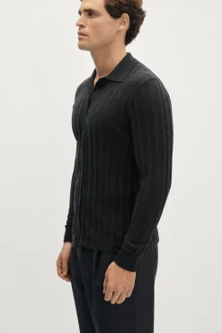 Chemise côtelée ultra douce