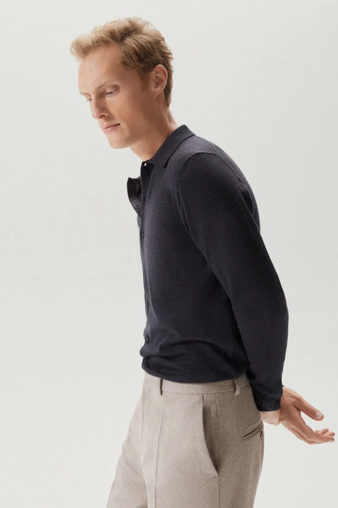 Chemise en maille de Laine Mérinos