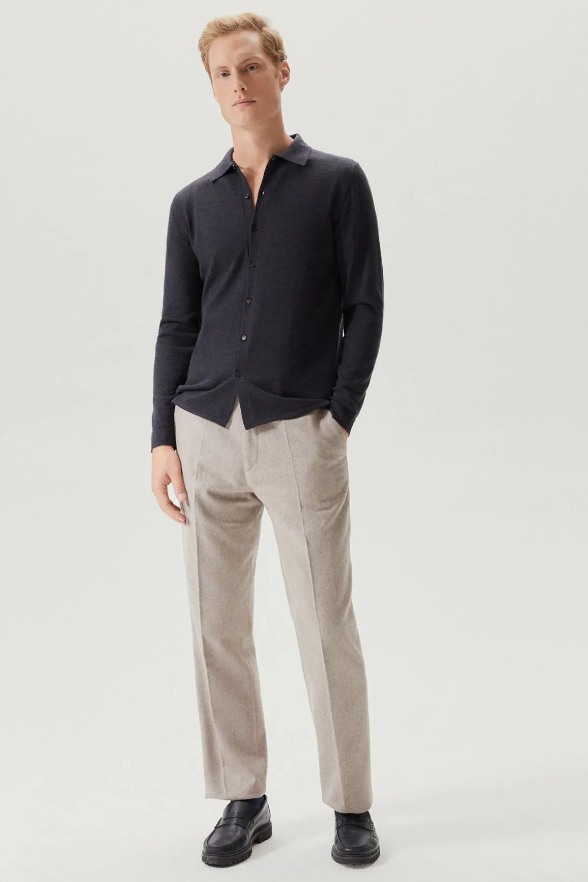 Chemise en maille de Laine Mérinos