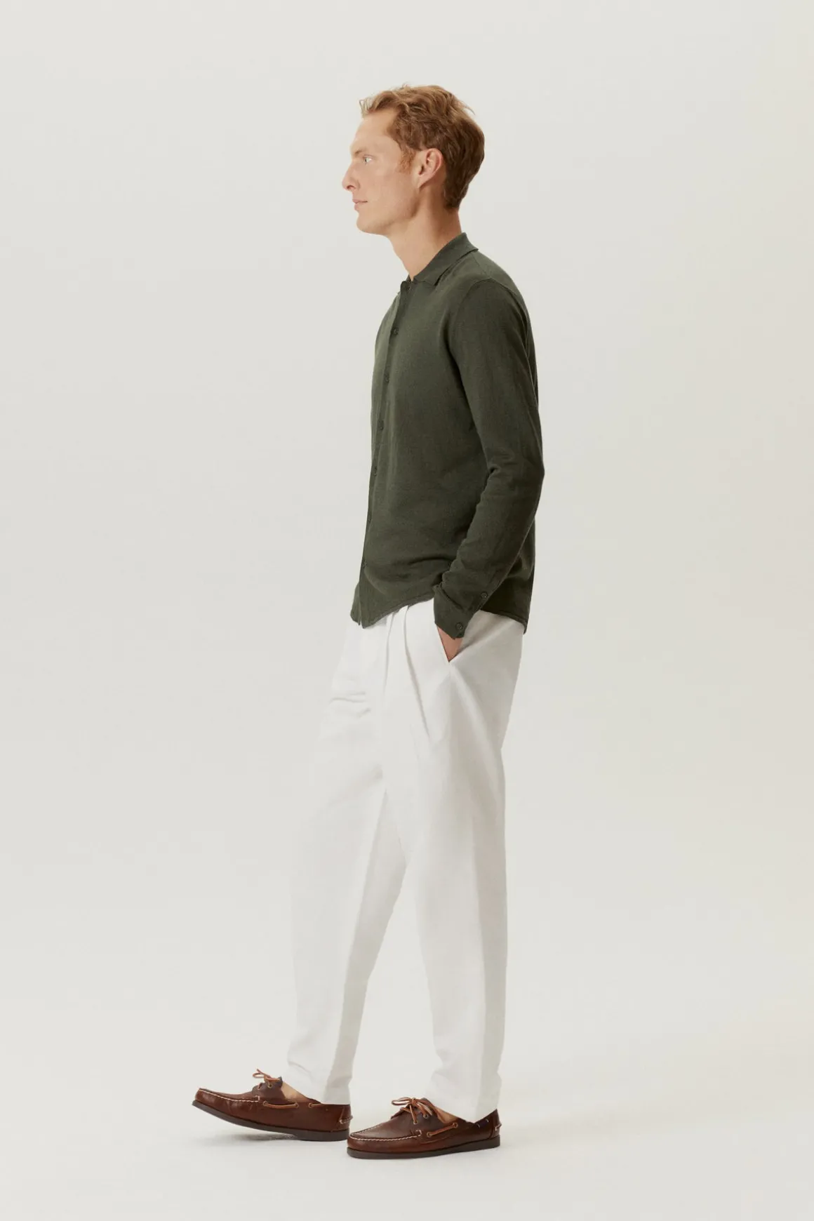 Chemise en maille de Lin et Coton