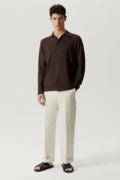Chemise en maille de Lin et Coton