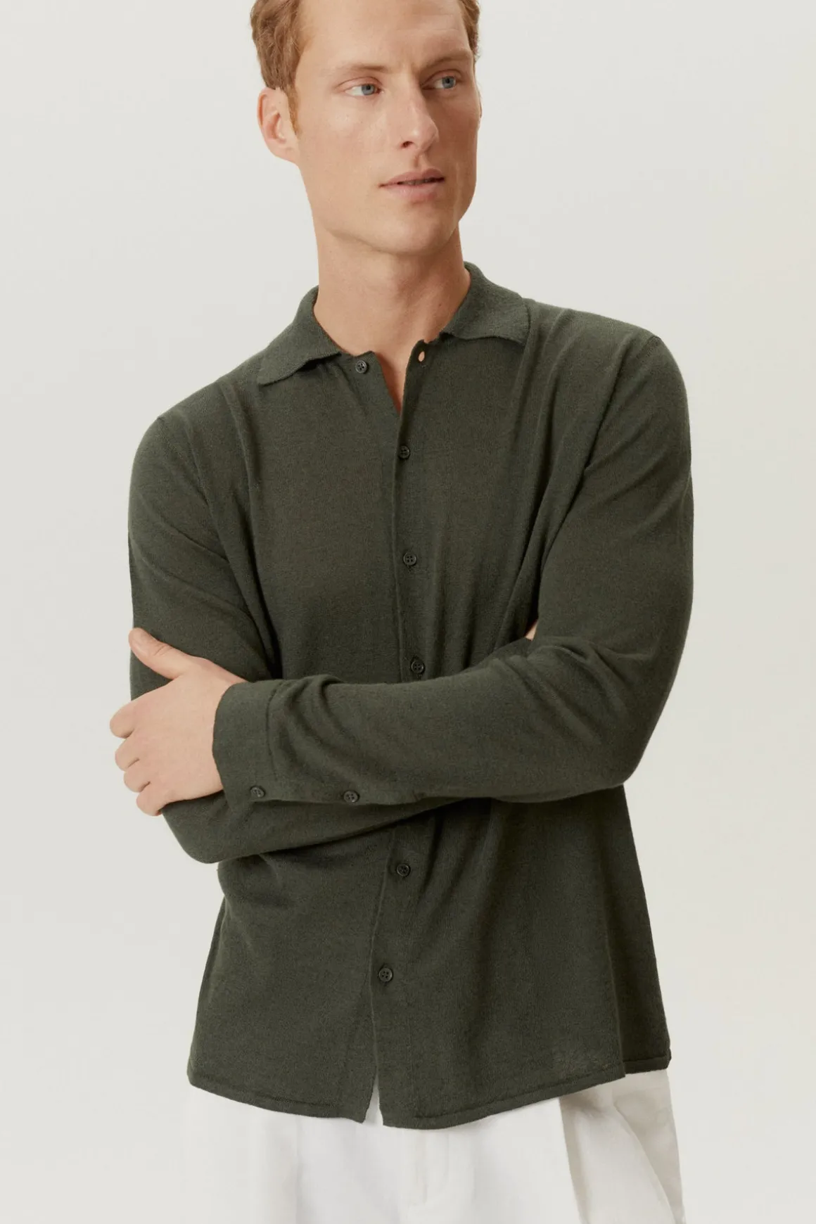 Chemise en maille de Lin et Coton