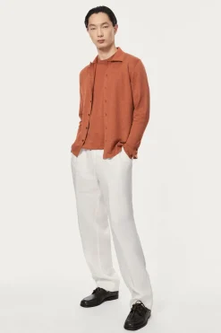 Chemise en maille de Lin et Coton