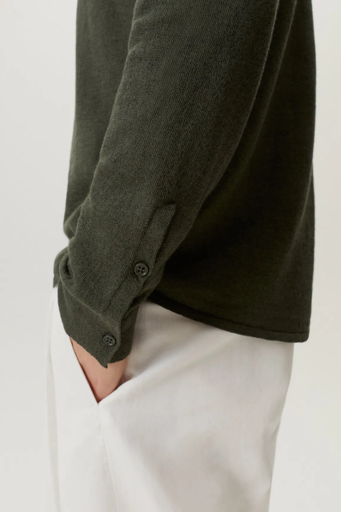 Chemise en maille de Lin et Coton
