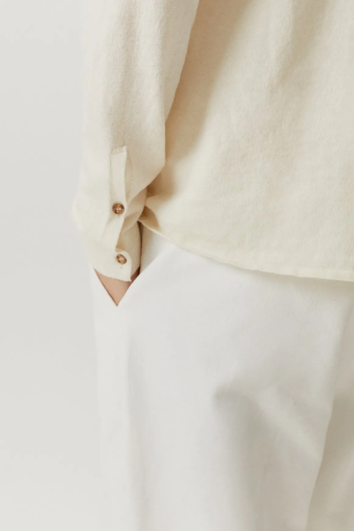Chemise en maille de Lin et Coton