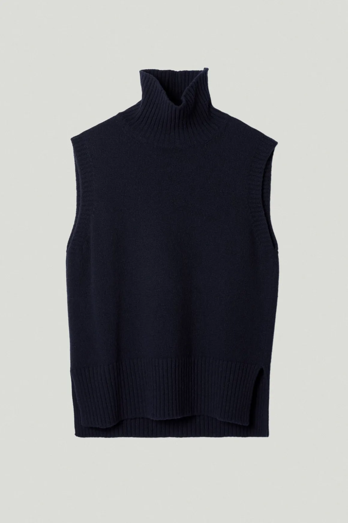 Gilet à col roulé en Laine