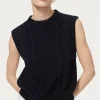 Gilet tricoté en Coton biologique Aran