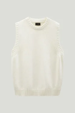Gilet tricoté en Coton Biologique
