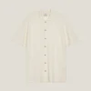 La chemise à manches courtes en coton en lin - Version imparfaite