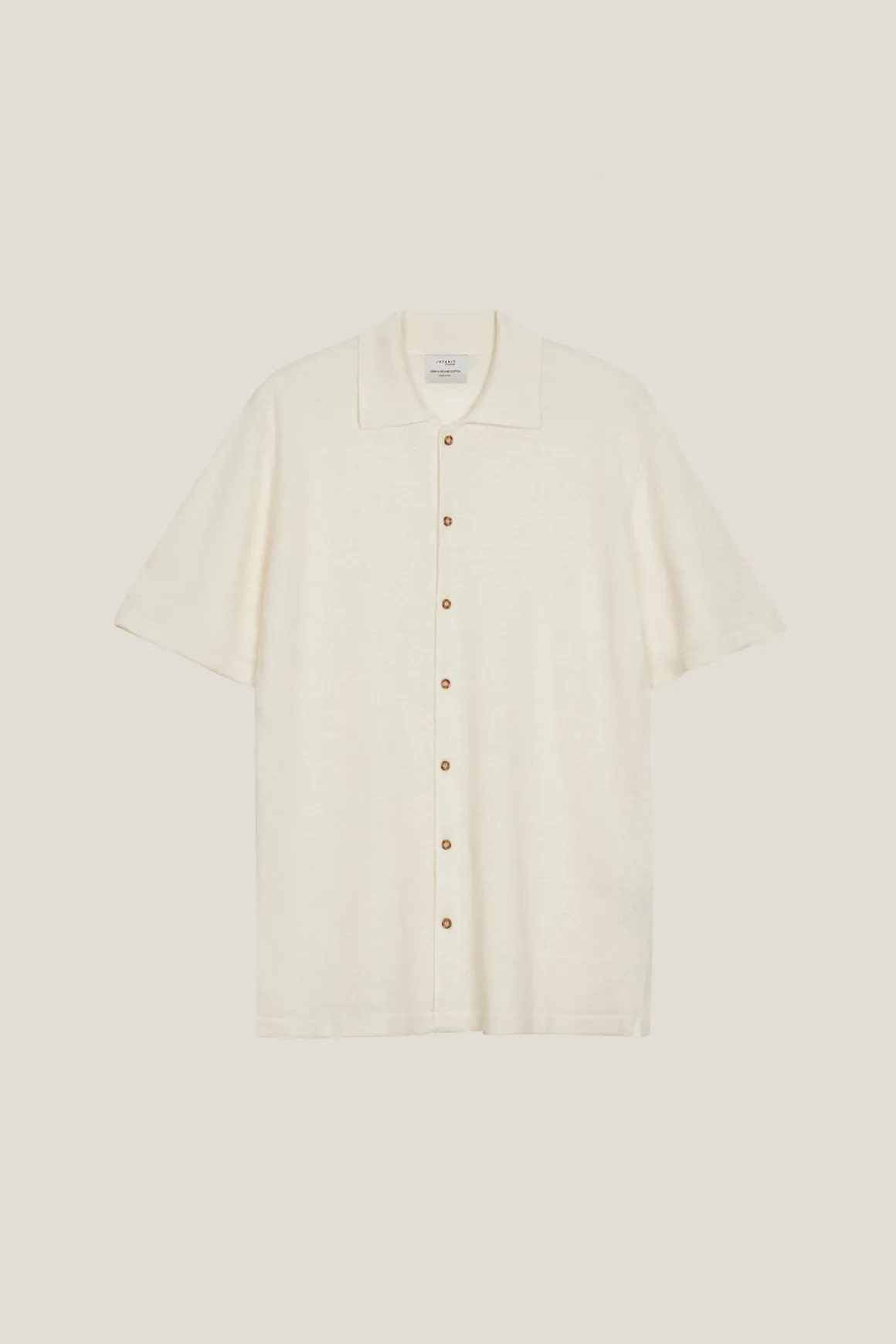 La chemise à manches courtes en coton en lin - Version imparfaite
