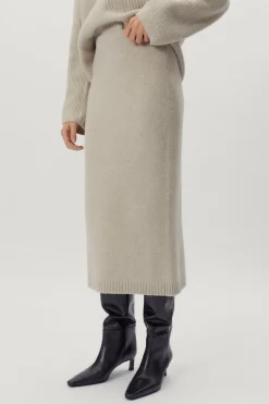 La jupe crayon en laine