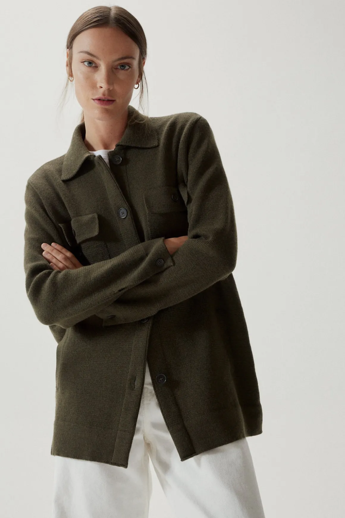 La veste de surfacte en laine mérinos