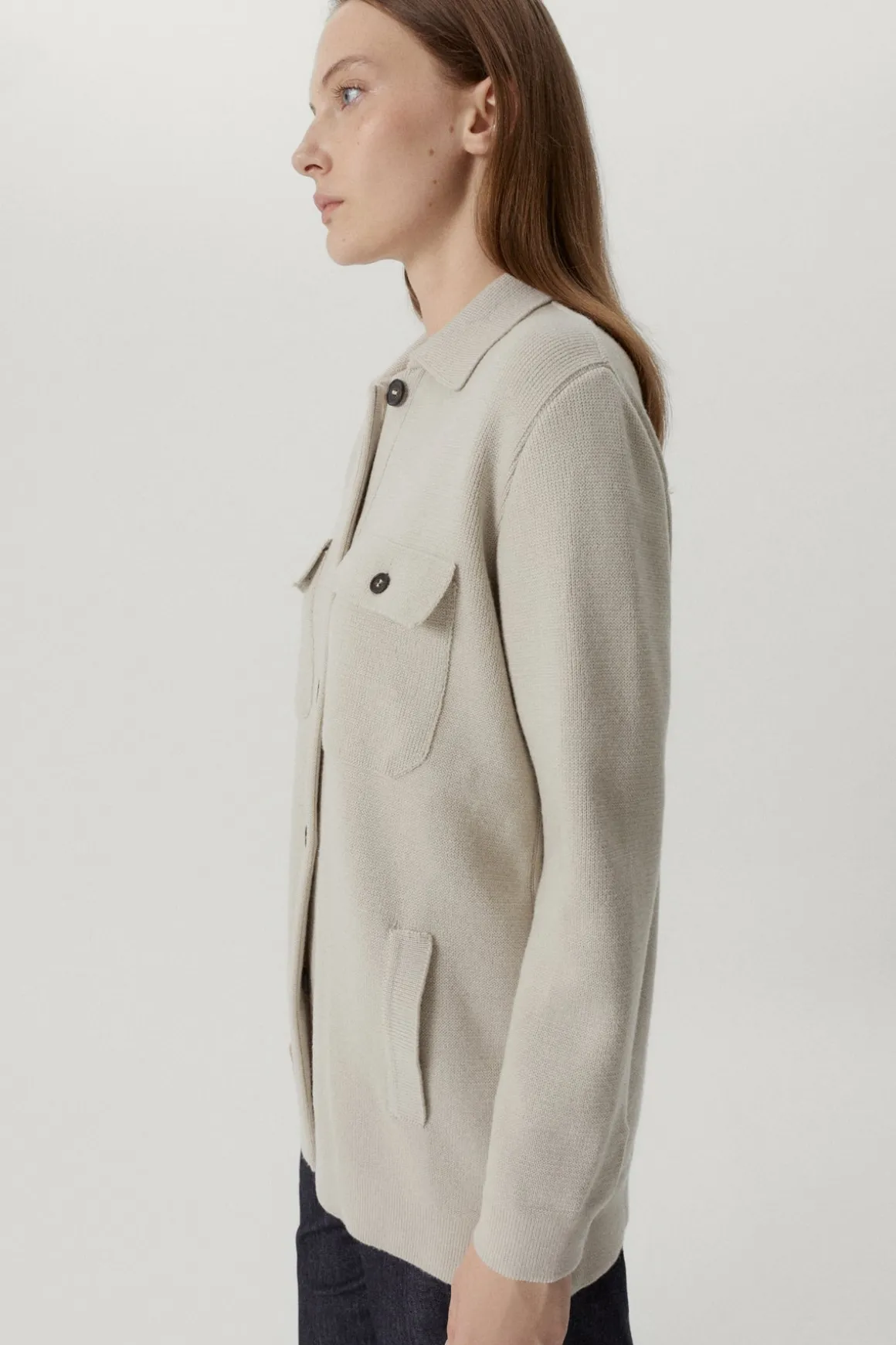 La veste de surfacte en laine mérinos