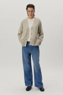 Le cardigan détendu en laine