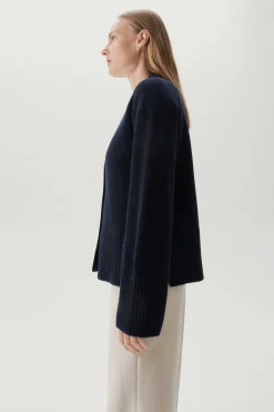 Le cardigan détendu en laine