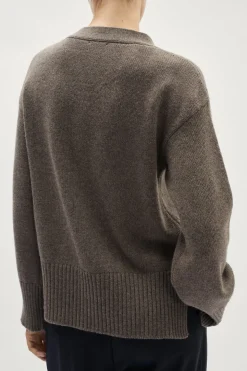 Le cardigan détendu en laine
