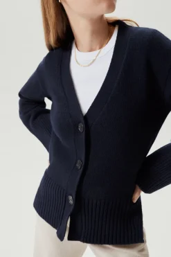 Le cardigan détendu en laine