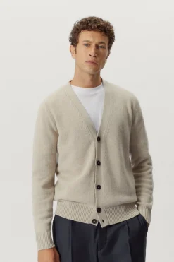 Le cardigan en laine