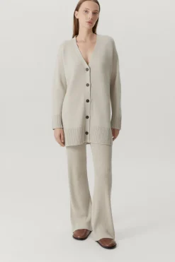 Le cardigan oversize en Laine Mérinos