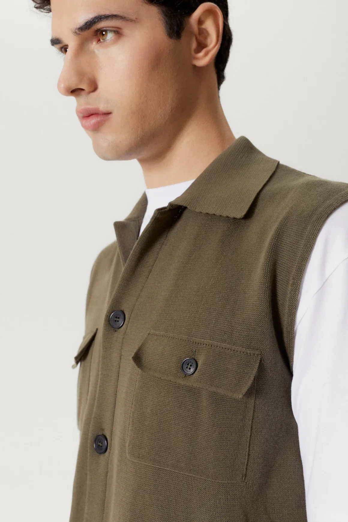 Le gilet en coton biologique
