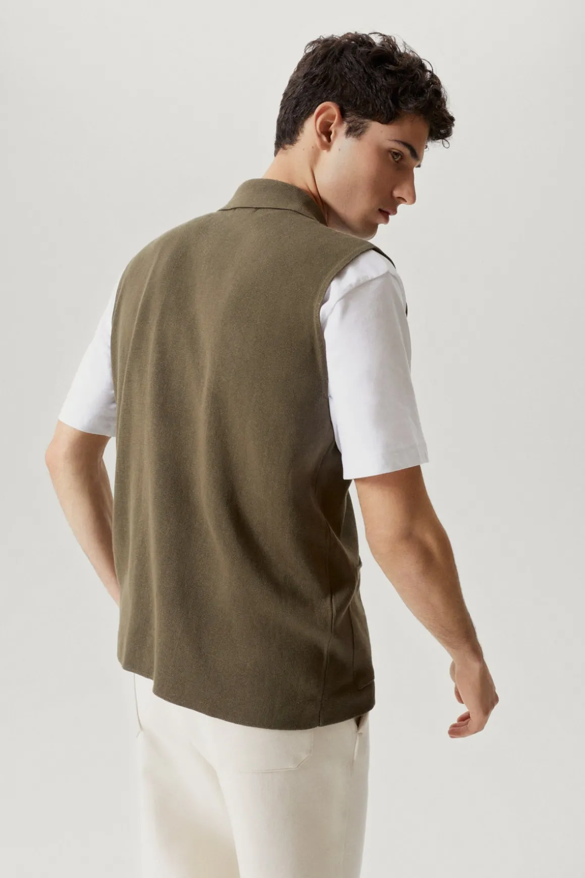 Le gilet en coton biologique