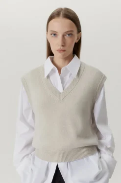 Le gilet en laine mérinos