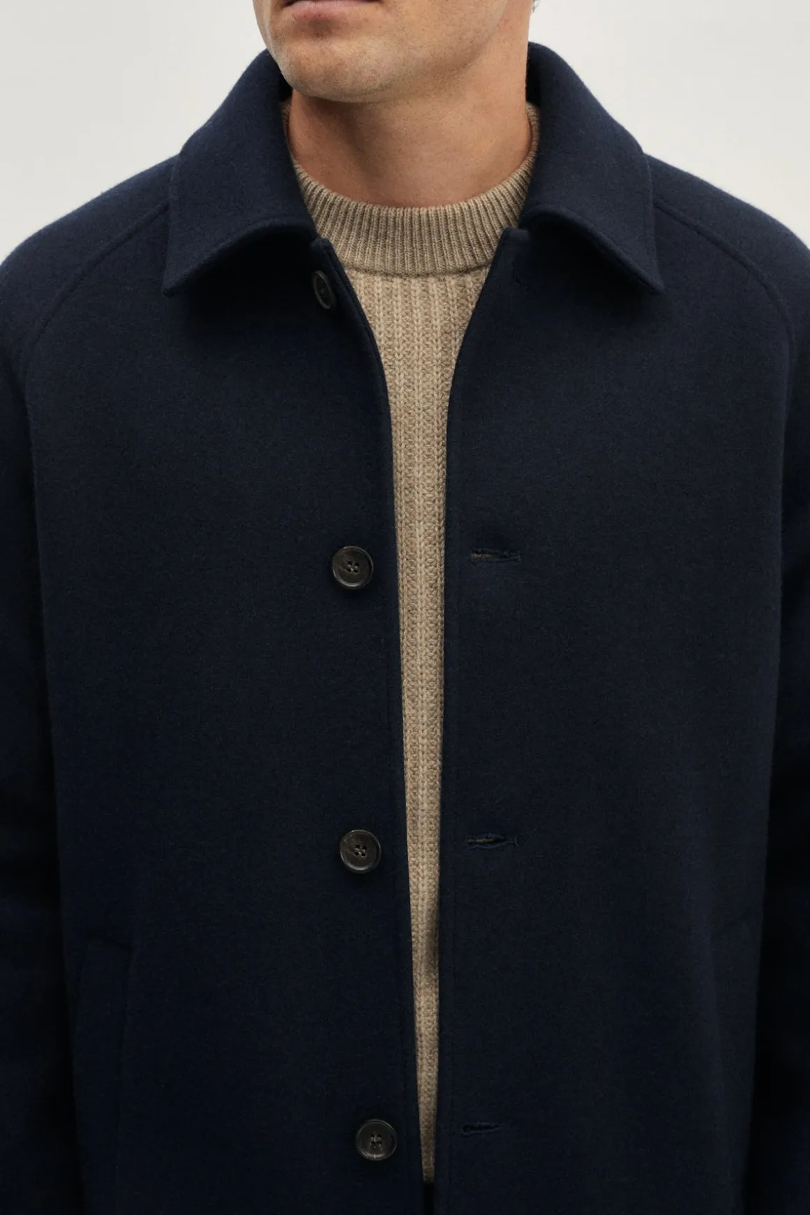 Le manteau en laine