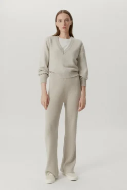 Le pantalon côtelé en laine mérinos