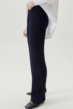 Le pantalon côtelé en laine mérinos