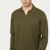Le polo en coton à manches longues