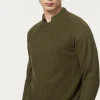 Le pull côtelé en coton en linge
