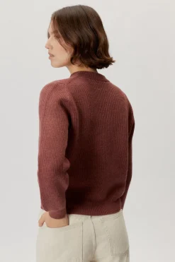 Le pull de teinture naturel