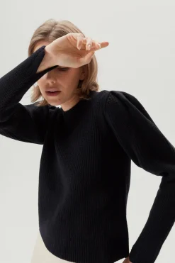 Le pull en laine mérinos avec des pinces