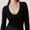 Le pull U-Leck en laine mérinos