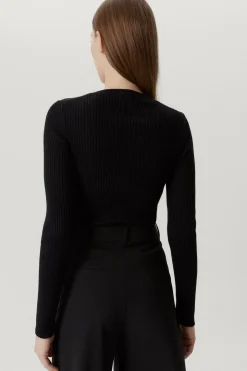 Le pull U-Leck en laine mérinos