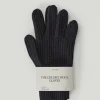 Les gants côtelés en laine pour femme