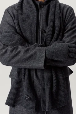Les gants côtelés en laine pour l'homme