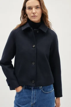 Manteau Court en Laine