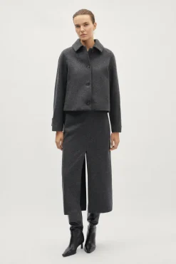 Manteau Court en Laine