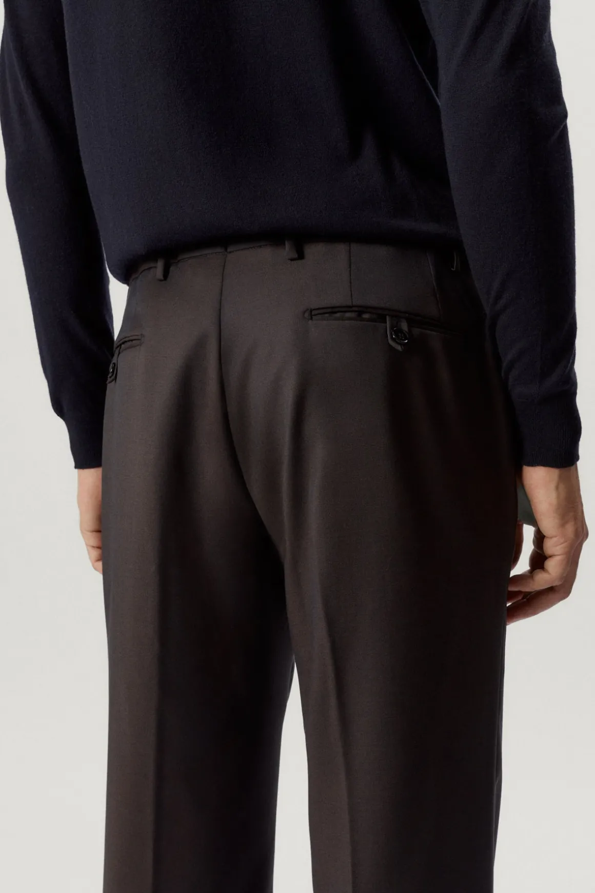 Pantalon ajusté en Laine