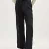 Pantalon en Sergé de Lin