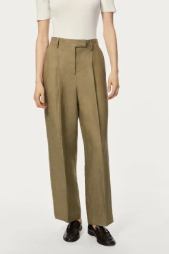 Pantalon en Sergé de Lin