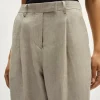 Pantalon en Sergé de Lin
