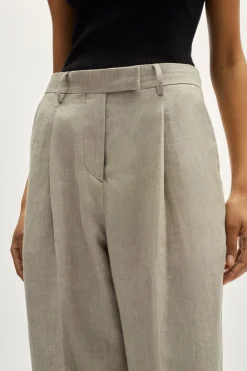 Pantalon en Sergé de Lin